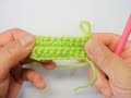 細編みの編み方：かぎ針編みの基本　how to crochet for beginners crochet and knitting japan