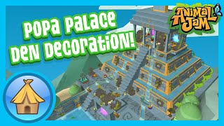 Create Your Own Luxurious Palace! | Animal Jam Popa Palace Speed Den Decoration