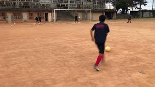 ２０２４年１２月５日　具志川中学校サッカー部のトレーニング