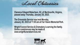 Obits for February 2, 2023