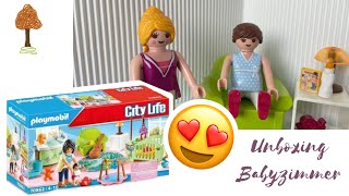 Unboxing Babyzimmer 70862 🍼😍✨- Playmobil Familie Linde