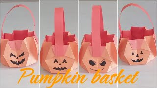 Origami Pumpkin Basket