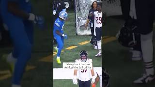 He gave this Bears player a facial! #shorts #nfl #bears #lions