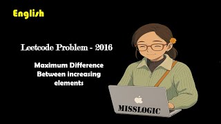 Leetcode problem 2016 | maximum difference between increasing elements| java | c++ | english