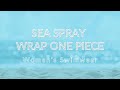 Sea Spray Wrap One Piece Genevieve Swimwear