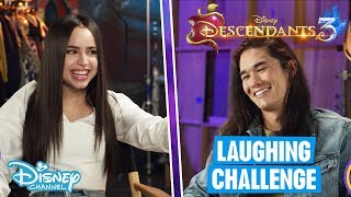 Descendants 3 | Try Not To Laugh Challenge With Sofia Carson & Booboo Stewart 😂