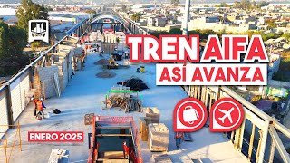 ¡El TREN SUBURBANO al AIFA ya toma forma! Así avanzan las OBRAS, toda la información | Enero 2025