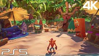 [PS5] Crash Bandicoot 4: It's About Time | Gameplay [4K 60FPS]