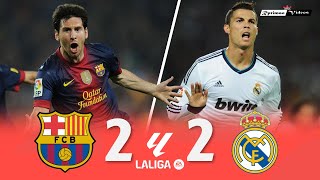 Barcelona 2 x 2 Real Madrid (Messi x C. Ronaldo) ● La Liga 12/13 Extended Goals & Highlights HD