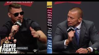 Michael Bisping TRASH TALK To Georges St Pierre..