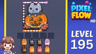 Pixel Flow Level 195 Solution Walkthrough
