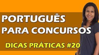 Dicas de Concordância Verbal e Concordância Nominal 1 de 5 | #20