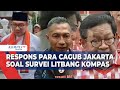 Lengkap! Ragam Respons RK, Dharma, Pramono soal Hasil Survei Litbang Kompas di Pilkada Jakarta 2024