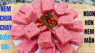 NEM CHUA CHAY Mà Ngon Như Nem Mặn Cách Làm Rất Dễ Làm Một Lần Là Muốn Làm Ăn Hoài