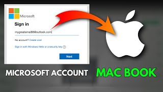 How to access your Microsoft account on a MacBook.