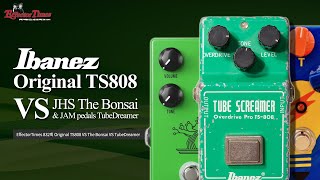 [EffectorTimes 832회] Original TS808 VS JHS The Bonsai VS JAM pedals TubeDreamer