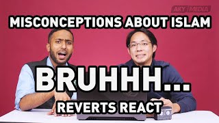 Reverts React To Top 5 Misconceptions About Islam | Reaksi Mualaf