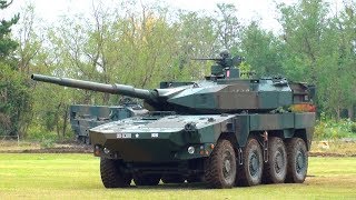 16式機動戦闘車、武器学校に初登場（Type-16 MCV、2017.10.28）