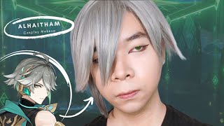 Genshin Impact Alhaitham Cosplay Makeup