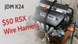 Building a $50 K24 Swap Harness - Civic K24 Swap Part 6