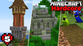 Minecraft Hardcore Let's Play : Enchanting Tower and Jungle Adventure! Episode 5