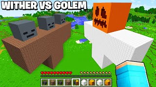 1000 WITHER vs 1000 GOLEMS in MINECRAFT Mob Battle!