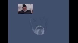 Making portrait of Late Maulna Iftikhar Hussain Ansari in Procreate with Apple Pencil and Ipad pro