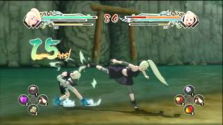 Naruto Shippuden Ultimate Ninja Storm Generations - TS Ino Vs PTS Ino (HD)