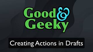Create Actions in Drafts YT