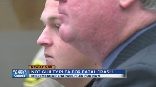 Man accused in deadly Bonsall crash arraigned: Jonathon Roberts pleads not guilty