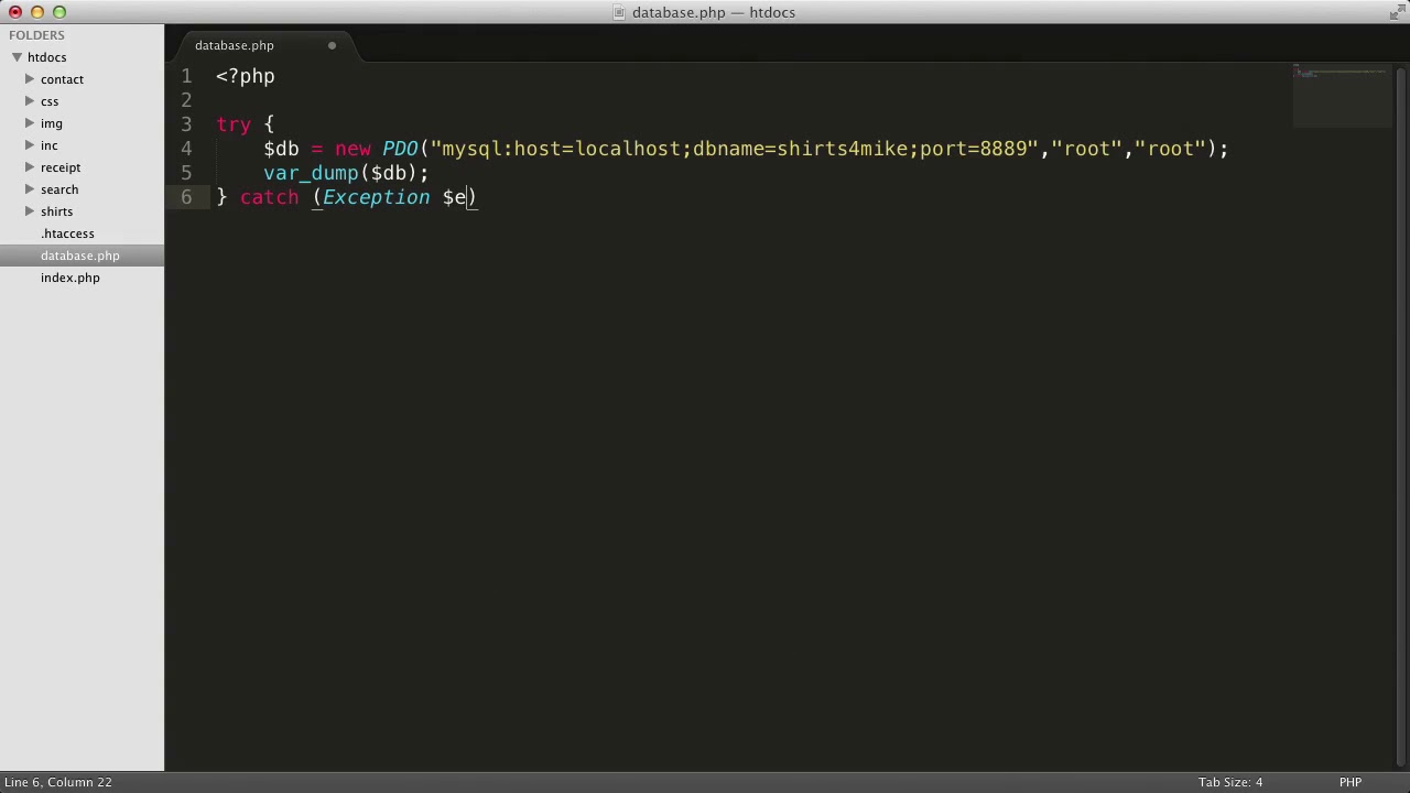 Using Php With Mysql Handling Exceptions Youtube