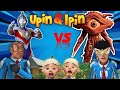 Ultraman Ribut Upin Ipin Melawan Monster Kaiju Gen-q monster mata satu