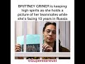 BRITTNEY GRINER holds a picture of her teammates while she’s facing 10 years in Russia