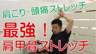 【肩こり・頭痛ストレッチ】最強！肩甲骨ストレッチ　“神奈川県大和市中央林間　いえうじ総合治療院”