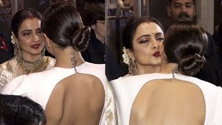 Rekha Breaks Down Seeing Deepika Padukone At Hello Hall of Fame Awards 2018