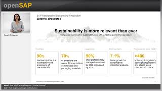 SAP Responsible Design and Production - W3U1 - Design for a Circular Economy