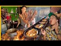 Crazy Indonesian Street Food in Yogyakarta 🇮🇩 Giant Goat Sate + 500Kg of Fried Banana + Durian