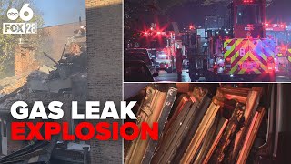 Explosion after gas leak at Ohio historical building