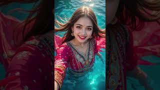 Indian girl with traditional dress 4K AI Lookbook #aiart #aibeauty #indiangirls #indianfashion