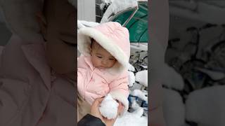 Dania’s First Snow in Korea ❄️🇰🇷