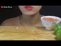 asmr mouth watering with green lemon sour orange graper fruit vs hot salt jeruk lemon bali p2