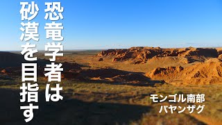 恐竜学者は砂漠を目指す　モンゴル南部バヤンザグの地層