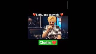 Sidhu Moosewala Singing "Challa" Song ❤️#sidhumoosewala#legend#challa#gurdasmaan#shorts