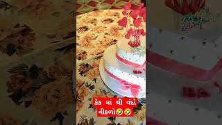 કેક માં જોવો વંદો દેખાય છે ને?? #cake #cakedecorating #cakedesign #cochrane #fun #prankideas #idea