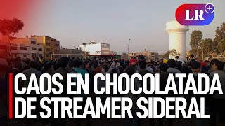 Reportan disturbios en chocolatada de streamer Sideral