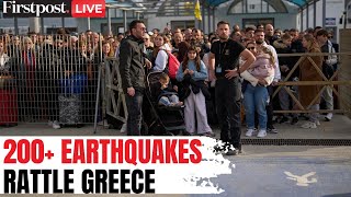 Santorini Earthquakes LIVE: Residents Flee Santorini Amid Quakes | Earthquake Santorini | Greece