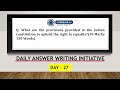 DAY-27 | Daily Answer Writing Practice | Mains Answer writing Basics (MAB) | #upsc #ias #india4ias