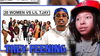 She Thirsty🔥LoftyLiyah Reacts To 20 WOMAN VS 1 RAPPER : LIL TJAY