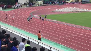 2019 神奈川県高校総体西地区予選会陸上 200m準決勝3組