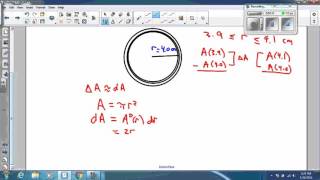 Propagated Error with Differentials